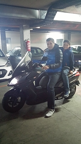 Motorcycle trip with my father