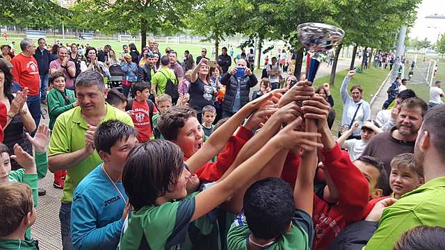 Champions in soccer tournament