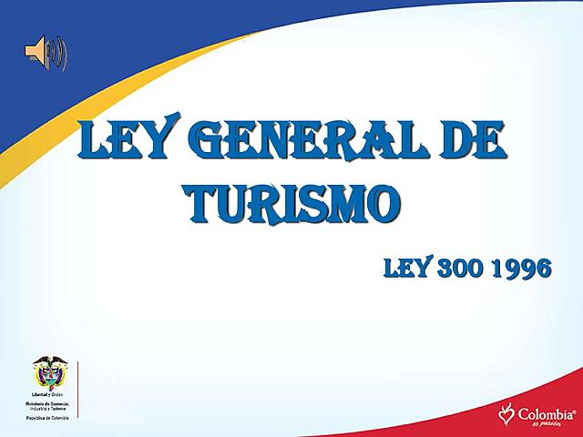 1996 Ley 300 de Turismo