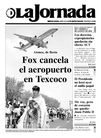 nuevo aeropuerto en Texcoco