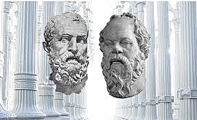 Sócrates y Platón (Grecia)