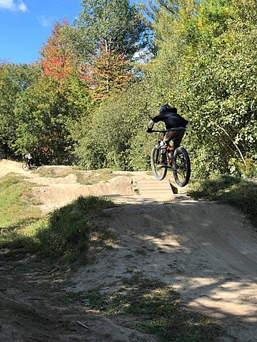 Début de vélo de montagne