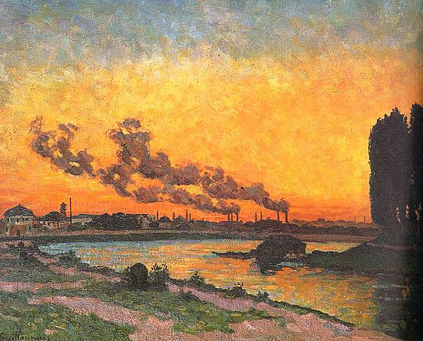 Impresionismo "Soleil couchant à Ivry"