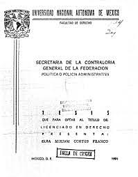 Origen de la Secretaría de la Contraloría General de la Federación