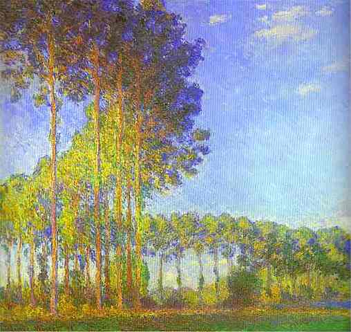 “Poplars au bord de l'Epte" Impresionismo