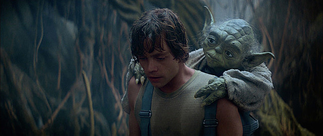 Luke's Hard Time on dagobah. But finds Yoda. Exposition.