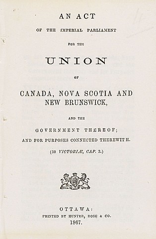 The Constitution Act of 1867