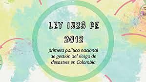 Ley 1523 de 2012