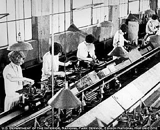 Primera fase del experimento de Hawthorne.