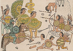 Llegada de Nuño Beltrán a Tzintzuntzan