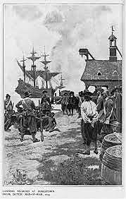First African Slaves Arrive in Jamestown, Virginia Colony