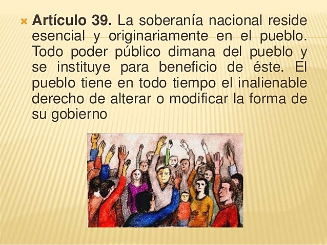 Soberania Const. 1917 reformada.