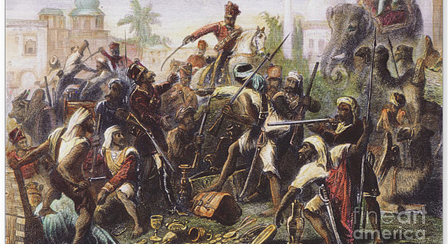 Indian uprising in Virginia.