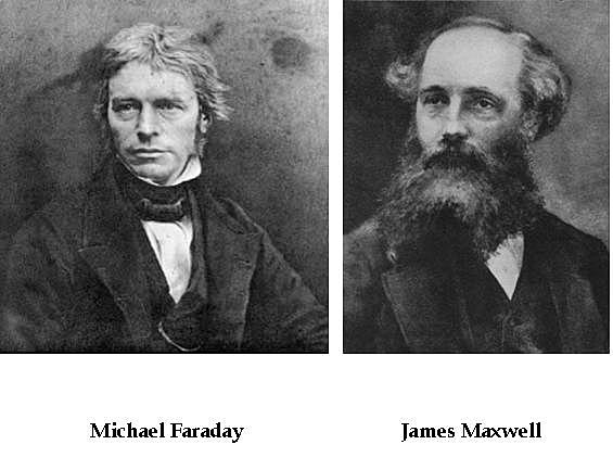 Las teorías electromagnéticas de Michael Faraday y James Clerk Maxwell