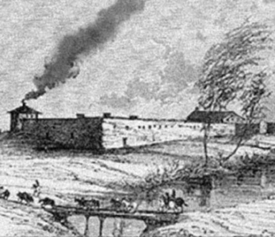 Woodworth's launch arrives at Sutters Fort.