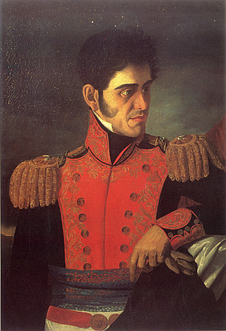 Antonio Lopez de Santa Ana y Valentin Gomez