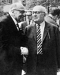 Max Horkheimer y Theodor Adorno