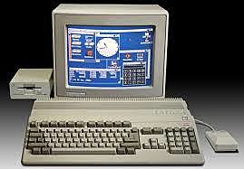 PCs de la época (commodore amiga 500)