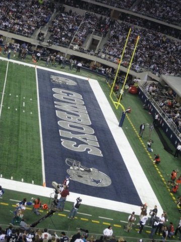 First Cowboys Game and Jersey