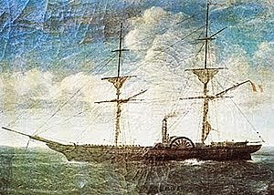 A bordo del vapor "Rimac"