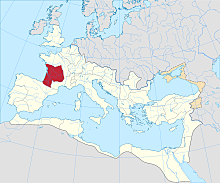 Reino visigodo con capital en Tolosa.