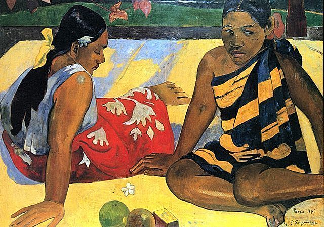 "Femme de Tahiti ou sur la plage" Postimpresionismo