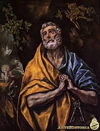 LAS LÁGRIMAS DE SAN PEDRO, DEL GRECO (1580)