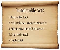 intolerable acts
