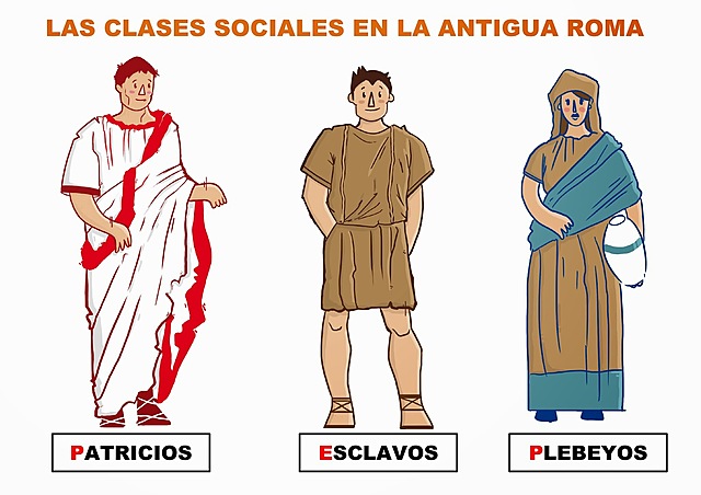 Los plebeyos y esclavos en la población