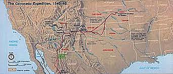 Francisco Vasquez de Coronado sailed for Spain