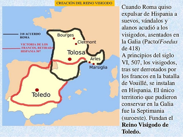 Reino visigodo de Toledo con Atanagildo