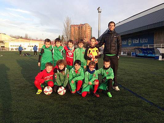 I began playing football with my friends