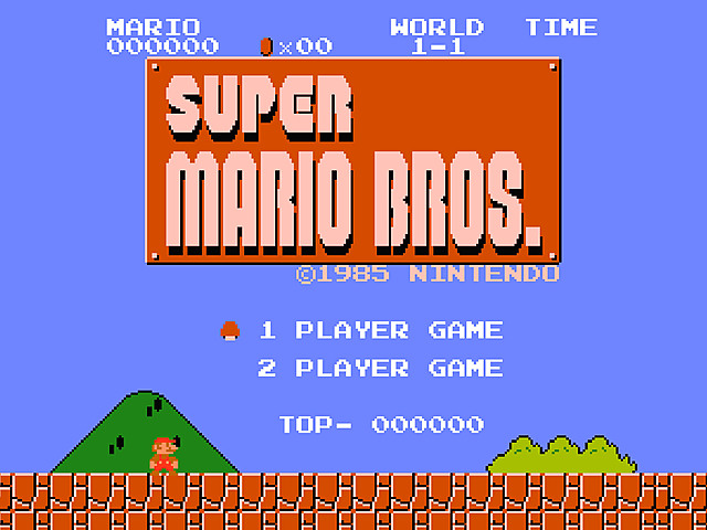 Creacion del juego mas importante de la historia "MARIO BROS" por Shigeru Miyamoto.