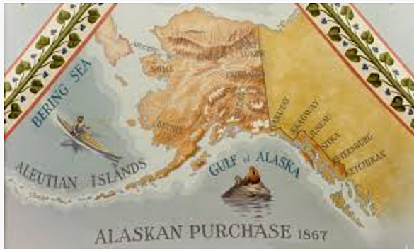 Alaska is purchased from Russia