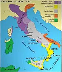 Roma conquista el Lacio y el sur de Etruria