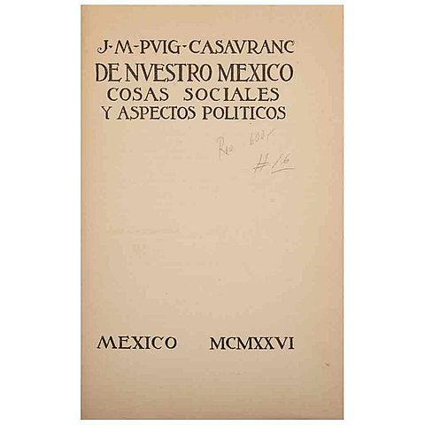 En México, La educación como una Panacea, José Puig.