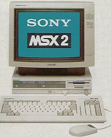 "MSX 2" Konami. salio con el famoso juego de Metal Gear.