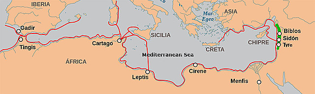 Colonizaciones fenicias