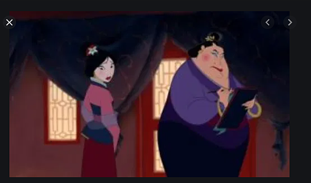 Mulan goes to the matchmaker
