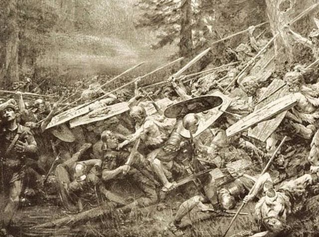 Los visigodos derrotan a los Suevos