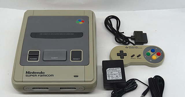 "SUPER FAMICOM" Nintendo.