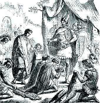 Un jefe germano asesina al último emperador  de Roma occidental, Rómulo Augústulo.