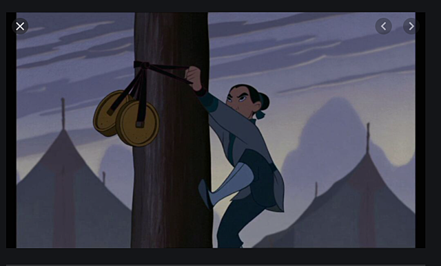 Mulan trains for the war