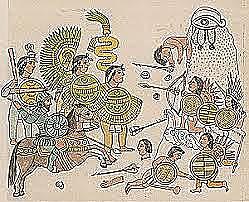 Llegada de Nuño Beltrán a Tzintzuntzan.