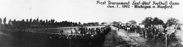 First Rose Bowl game played