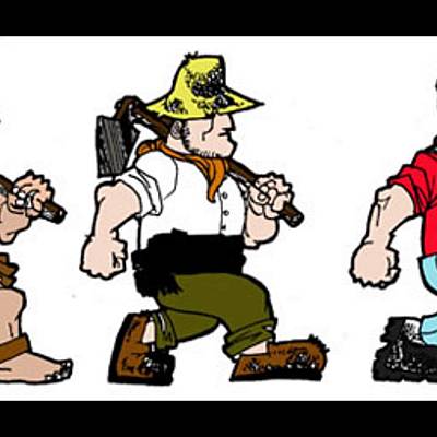 Timeline: MODOS DE PRODUCCION HISTORICOS