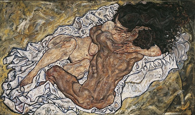 Los Amantes - Egon Schiele