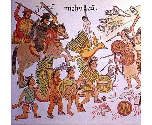 Llegada de Nuño Beltrán a tzintzunzan