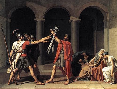 Combate entre Horacios y Curiacios