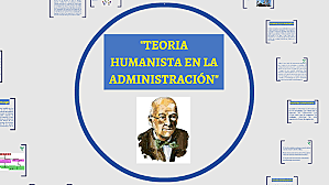 TEORIA HUMANISTA